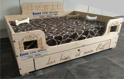 Hundebett aus Holz – Bild 9