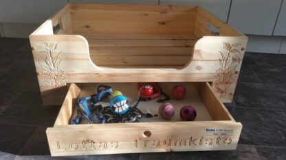 Hundebett aus Holz – Bild 4