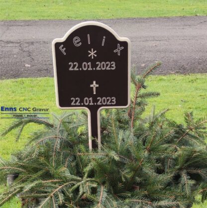 Gedenktafel Grabkreuz Wetterfest – Bild 2