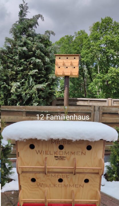 Spatzenhotel Nistkasten für Meisen, Vogelhaus, Brutkasten – Bild 5