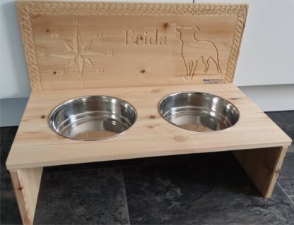 Futterstation Hundebar Futterbar für mittelgroße bis große Hunde – Bild 2