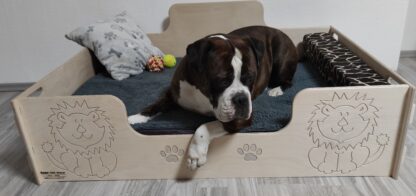 Hundebett aus Holz  Stecksystem Landhausstil