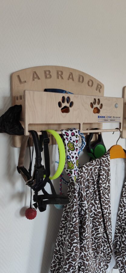 Hundegarderobe Labrador Hundeleinen Garderobe  Leinenplatz – Bild 7