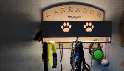 Hundegarderobe Labrador Hundeleinen Garderobe  Leinenplatz – Bild 8