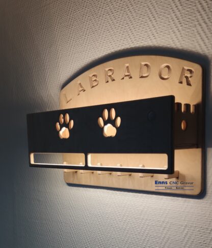 Hundegarderobe Labrador Hundeleinen Garderobe  Leinenplatz – Bild 9