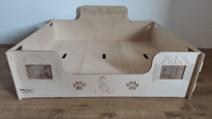 Hundebett aus Holz  Stecksystem Landhausstil – Bild 7