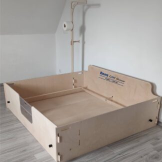 Wurfkiste Wurfbox Stecksystem 140 x 140 x 40 cm