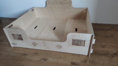 Hundebett aus Holz  Stecksystem Landhausstil – Bild 6