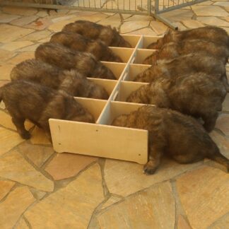 Welpennäpfe Welpenbar aus Birke Multiplex 700ml.