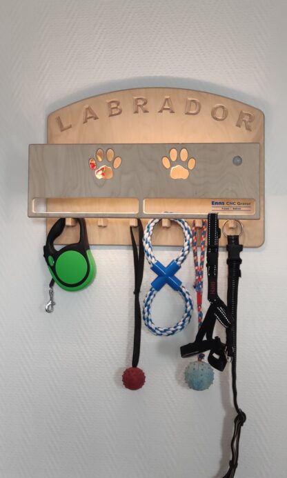 Hundegarderobe Labrador Hundeleinen Garderobe  Leinenplatz – Bild 4