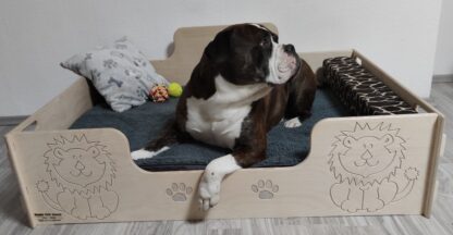 Hundebett aus Holz  Stecksystem Landhausstil – Bild 7