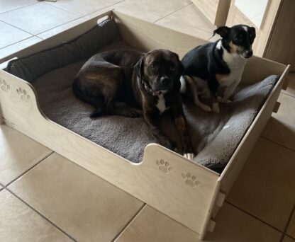 Hundebett aus Holz  Stecksystem Landhausstil