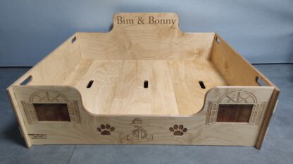 Hundebett aus Holz  Stecksystem Landhausstil – Bild 4