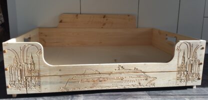 Hundebett aus Holz – Bild 10