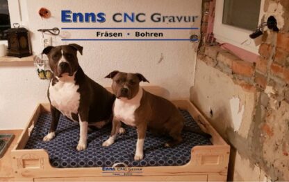 Hundebett aus Holz – Bild 5